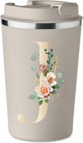 Prémium thermo bögre bézs J betűvel Jessica Jola Jan KT_150_b