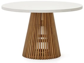 Kerek kerti étkezőasztal ø 120 cm Alcaufar – Kave Home