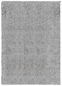 PAMPLONA szürke magas szálú bolyhos modern szőnyeg 160 x 230 cm