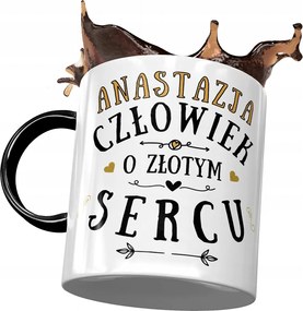 Fekete Bögre Anasztázia Barátnőknek Ajándék Nyomtatott Fotóval