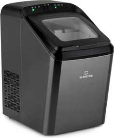 Klarstein Partytime, jégkocka készítő, tiszta jég, 15 kg/24 h, rozsdamentes acél