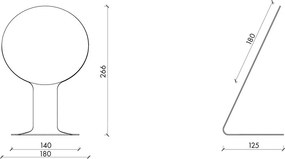 Kozmetikai tükör 18x26,5 cm Feys – noo.ma