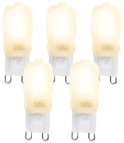 5 db G9 LED izzó készlet CUTE PC 2W 200lm 2700K