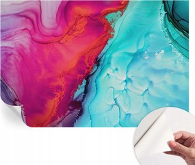 Fotótapéta Dekoratív Fali Tapéta Képek Színes hullám 104x70