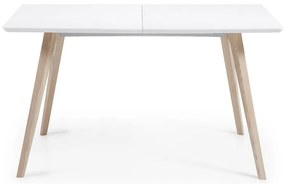 Bővíthető étkezőasztal hosszabbító asztallappal 90x140 cm Eunice – Kave Home