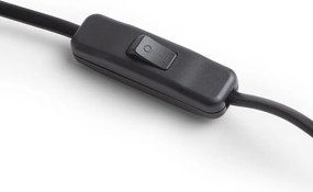RENDL EMMETT asztali lámpa fekete antikolt sárgaréz 230V LED E27 15W