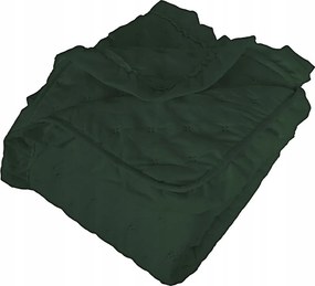 Dekoratív ágytakaró fodros pöttyökkel Verona 220x240 cm Zöld