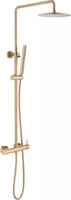 AREZZO design ASTRO 2 funkciós zuhanyrendszer, szálcsiszolt bronz
