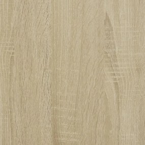 sonoma tölgy kanapéágy fiókkal matrac nélkül 75x190 cm