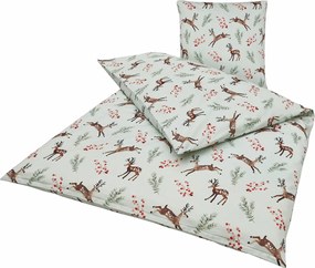 Renforcé pamut ágynemű ROXY NOEL világoszöld Ágyneműhuzat mérete: 80 x 80 cm | 135 x 200 cm