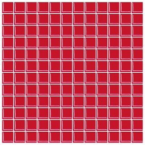Üvegmozaik Premium Mosaic piros 30x30 cm fényes MOS25RE