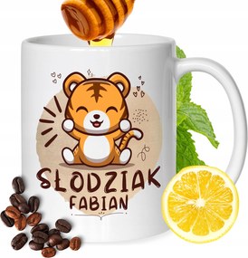 Bögre Fábián Férj Barátjának Nyomtatott Ajándék Fehér 330ml