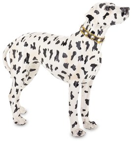 Figura Dalmata Műanyag Fekete, Fehér 29x35x11cm