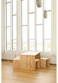 Natúr színű borovi fenyő ülőke Join-In – Karup Design