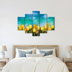 Sárga tulipán képe (150x105 cm)