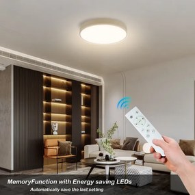 Brilagi - LED dimmelhető lámpatest POOL SMART LED/48W/230V átm. 40 cm Wi-Fi Tuya bézs +távirányító