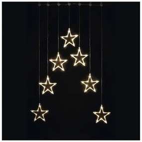 LED karácsonyi fényfüggöny 70xLED/3,6W 567x125 cm meleg fehér