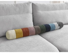 Világosszürke sarokkanapé Aden – Bobochic Paris