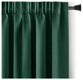 Sötétzöld sötétítő termo függöny 140x245 cm Pleat – Restilo