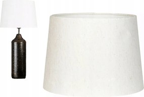 Lámpabúra Állólámpához Fehér lenvászon kúp E27 E14 lámpabúra