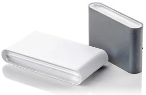 LED2 - LED Kültéri fali lámpa FLAT 2xLED/3W/230V IP65 fekete