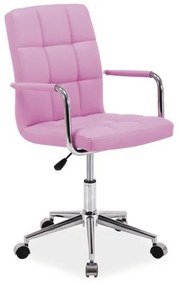 Korel irodai fotel, rózsaszín