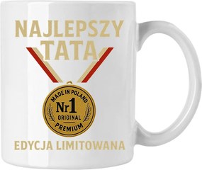 Bögre Apának Legjobb Apa Ajándék Apák napjára Fehér 330ml