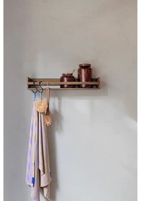 Barna tölgyfa fali fogas polccal 60 cm Showcase – Mette Ditmer Denmark