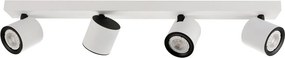Italux modern spot lámpa karlota fehér fekete itxspl-31959-4b-wh