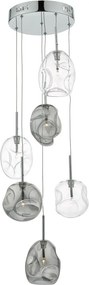 Dar Lighting QUINN QUI6410 Függőlámpa 6x20W/G4