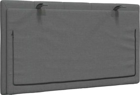 sötétszürke szövet fejtámla párna Hanko 90 cm