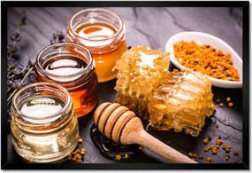 Poszterek keretben 60x40 Mézes befőttes üveg