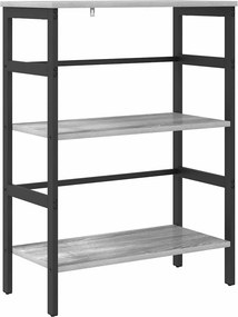 vidaXL Könyvespolc Szürke Sonoma 60 x 29,5 x 81 cm Faanyag