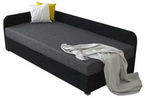 UNO kárpitozott ágy + ágyrács + matrac, 80x200, sawana05/14, bal sarok