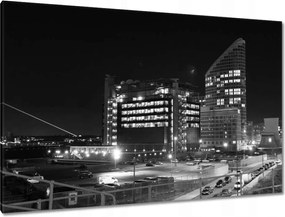 Festmények 120x80 A felhőkarcolók szépen világítanak