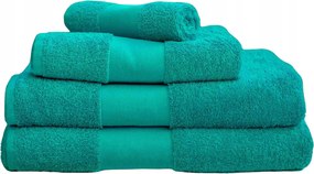 Frottír törölköző Pamut 450g 50 Szín 50x100 Türkiz Geode