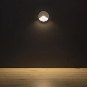 Kanlux 39123 - LED lépcsőlámpa érzékelővel EXIN 2,5W/230V 3000K IP65 fehér, kerek