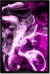 Poszterek keretben 40x60 Lila lángok