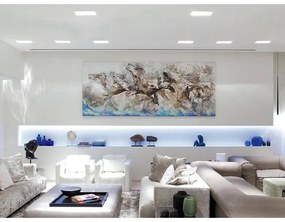 LED2 - LED Fürdőszobai beépíthető lámpa SLIM LED/15W/230V IP43 CRI 90