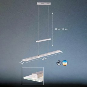 Fischer&amp;Honsel Tenso TW 211224 Lepel lámpa 4x5W/LED 2700K 2000 lm IP20