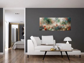 Kép – Pipacsmező absztrakciója (120x50 cm)