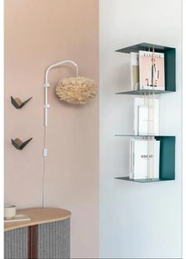 Sötétzöld fém fali polc Teaser – UMAGE