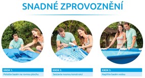 Marimex Florida medence 3,05 x 0,91 m, átlátszó, tartozékok nélkül