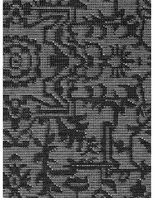Fekete-fehér kültéri-beltéri szőnyeg 120x170 cm Duet Kona – NORTHRUGS