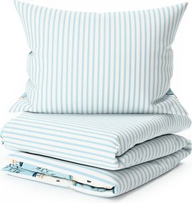 Pamut ágynemű LIGHTHOUSE POLY kék Ágyneműhuzat mérete: 70 x 90 cm | 140 x 220 cm