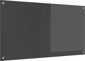 vidaXL Konyhai splashback Sötétszürke 110 x 60 cm edzett üveg