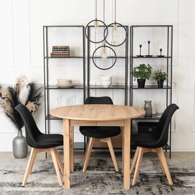 Bővíthető Étkezőasztal Kézműves Riviéra Tölgy Színben. HARRY 102-142 cm