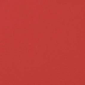 6 db piros oxford-szövet magas háttámlájú székpárna