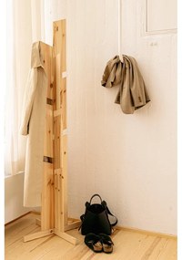 Natúr színű borovi fenyő fogas 60x186 cm Keeper – Karup Design