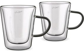 Lamart LT9120 2 részes Tea Vaso pohárkészlet, 300ml, fekete